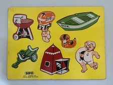 CL16 Vintage Sifo 7 Piece Wood Summer Fun Jigsaw Puzzle