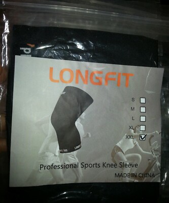 BRAND NEW - LONGFIT PROFESSIONAL SPORTS KNEE SLEEVE. SIZE xxl