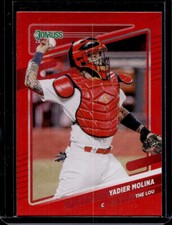 Yadier Molina 2021  Donruss Variation - Holo Red #172 - St. Louis Cardinals