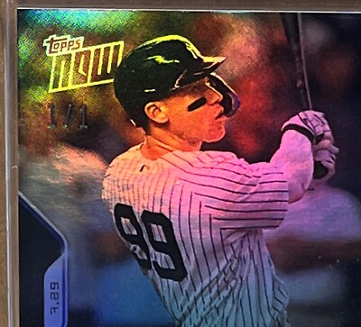 2022 TOPPS NOW PLATINUM #613 AARON JUDGE BABE RUTH NY