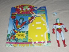 CAPTAIN PLANET FLYING TIGER TOYS 1991 RING ACTION FIGURE W CARDBACK VINTAGE RARE