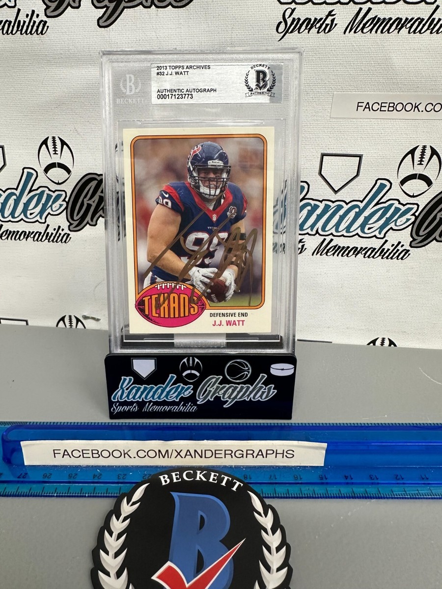 Autographed Jersey Jj Watt Memorabilia Nike On Field NFL WATT