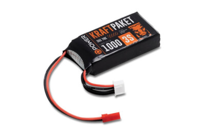 Kraftpaket 3S Lipo 1000mAh 11,1V 35-70C BEC Stecker XH Balancer D-Power KP10003