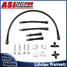 Coolant Steam 4 Corner Port Crossover Hose Kit For LS1 LS3 4.8L 5.7 5.3 6.0L ASI