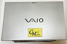 Sony Vaio PCG-41414M Displaydeckel mit Scharniere, Webcamkabel Antenne Silber