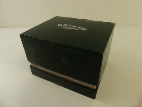 (RefJOH8) Drehuhr Präsentations Geschenkbox LEER, ca. 12 x 10 x 8 cm externa