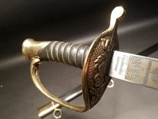 Antique Style Fayetteville Armory Civil War Officers Confederate CS Sword 