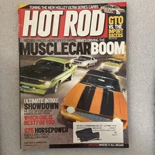 July 2004 Hot Rod magazine custom cars race etc