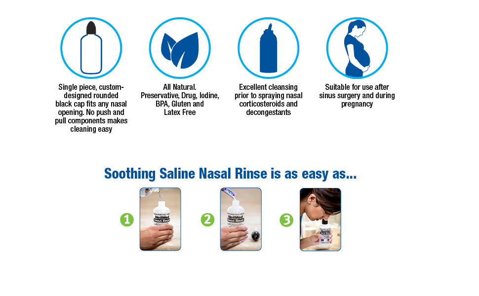 NeilMed Sinus Rinse A Complete Sinus Nasal Rinse Kit, 50 count (Pack