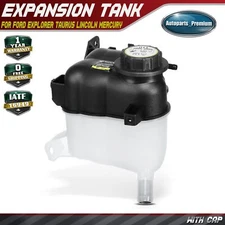 Coolant Reservoir w/ Cap for Ford Explorer 2011-2019 Taurus Lincoln MKS Mercury