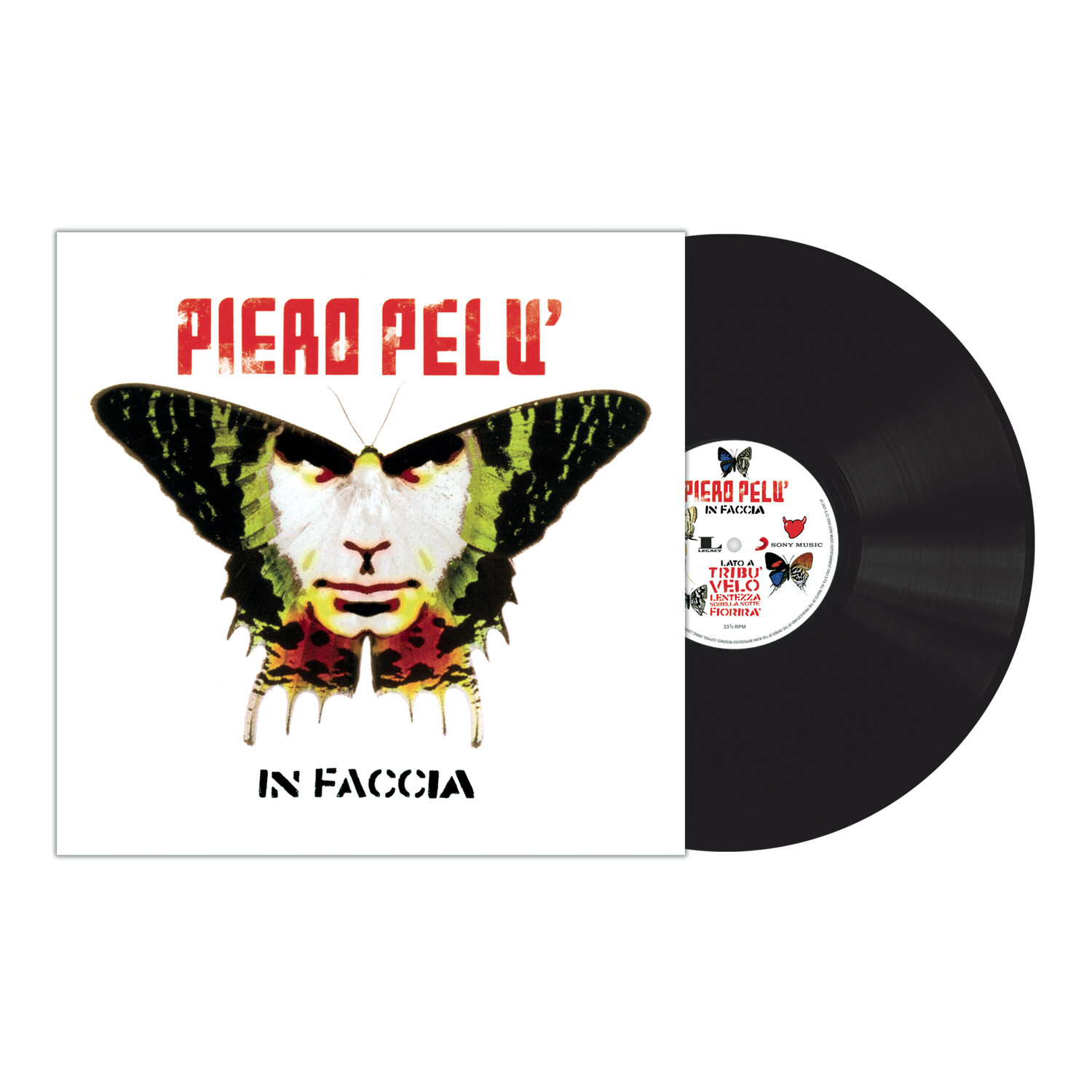 Pelu' Piero In Faccia Vinyl LP 180 Gr. Numbered And Autographed New Sealed