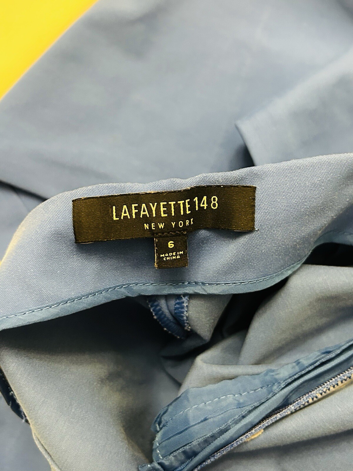 Lafayette 148 Sz 6 Pants blue Stanton Side Zipper | eBay