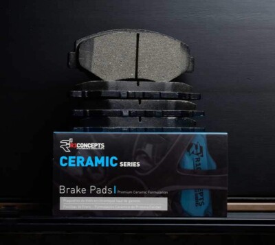 R1 Concepts Ceramic Series Brake Pads With Rubber Steel Shims