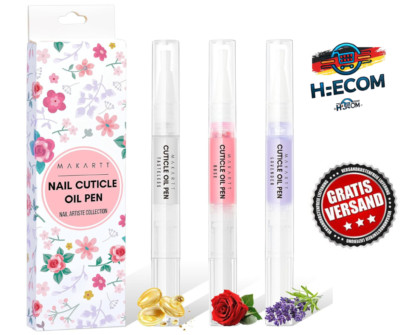 Nagelöl Stift 3er Set   Cuticle Oil Pen für Pflege & Nagelhautreparatur