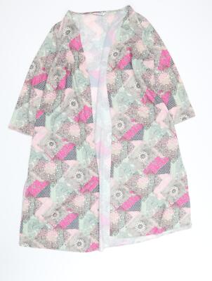 Evans Womens Polyester Blend Kimono Blouse Size 14 - Si