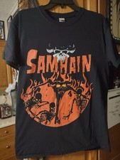 Samhain - November Coming Fire Band Black Unisex Tshirt Reprint S-5XL