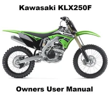 KLX250F Owners Workshop User Manual PDF files for KLX 250 Service Maintenance