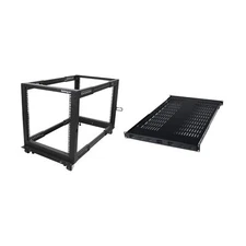 StarTech.com Server Rack and Shelf Bundle for Networking and IT Equipment