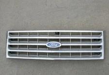 GRILLE chrome plastic Ford Blue Oval, 1985 Ford LTD 4-dr.  1983-86