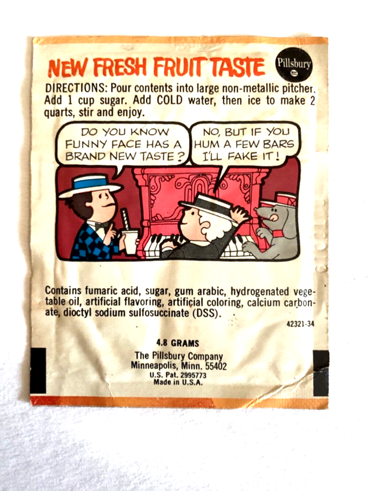 Pillsbury Funny Face / Funny Face drink mix / Tart “n” Tangy Orange eBay