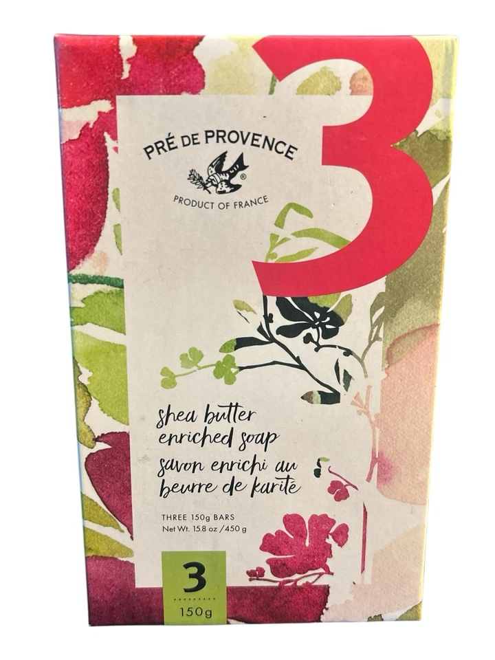Pre de Provence Shea Butter Savon Enriched Soap - 3 Bars NIB/ 150g Ea. - Image 2 of 4