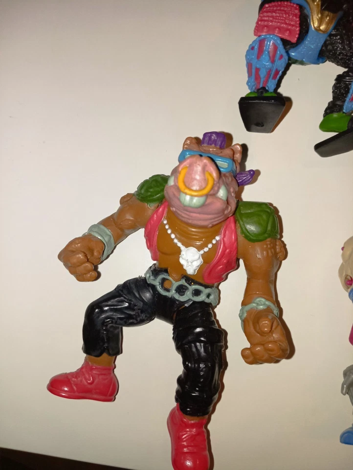 5 Teenage Mutant Ninja Turtles Playmates 1990 TMNT Figuren  Vintage  - Bild 4 von 4