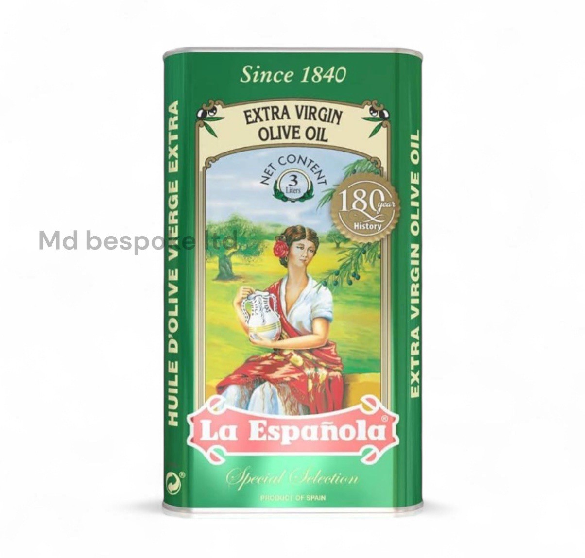 LA ESPAÑOLA - 3L 100% Aceite de Oliva Virgen Extra de España.Para una amplia gama de usos