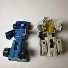 Original 1988 G1 Transformers Sparkabots Fizzle + Guzzle