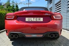 Ulter Duplex Sportauspuff Fiat Abarth 124 Spider 1.4T je 2x90mm mit Absorber