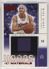 2004-05 Hoops Hot Prospects Hot Materials Red Hot 1/50 Mike Bibby #HM-MB 0uw