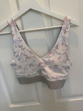 Fabletics All Day Every Day Sports Bra small women's printed active