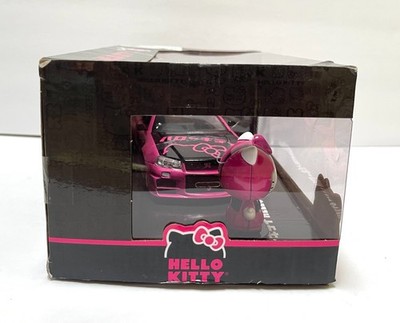 Jada Toys 1/24 2002 Nissan Skyline GT-R (BNR34) with Hello Kitty