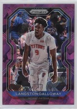 2020-21 Panini Prizm Purple Ice Prizm 84/175 Langston Galloway #227 18ms