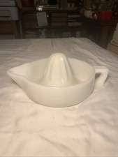 Vintage Sunkist Milk Glass Juicer Reamer Pat #68764 USA Made
