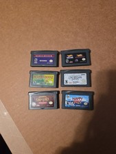 Lot Of 6 GAMEBOY ADVANCE games Happy Feet Scooby Doo 2 Hot Wheels Namco Museum +