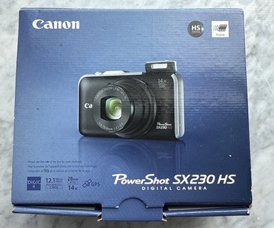 NEW Canon PowerShot SX230 HS 12.1 Digital Camera Open Box | eBay