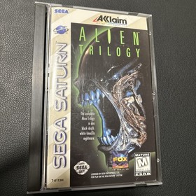 Alien Trilogy (Sega Saturn, 1996) Complete With Insert And Reg Card