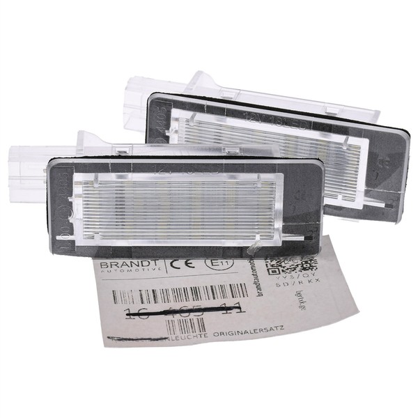 Brandt Kennzeichenbeleuchtung LED FüR Renault Fluence I 10-16 Modus I 2005-2012-image