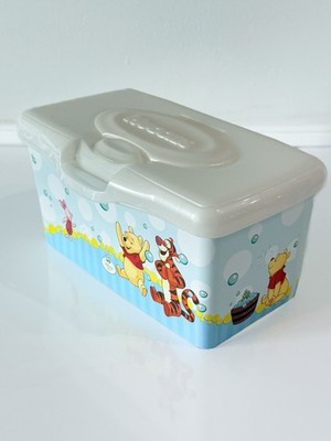 Huggies Baby Wipes Empty Pop-Up Container Disney Winnie the Pooh Tigger Piglet