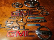 16 Assorted Car Emblem Lot . Used