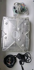 Microsoft Original Xbox Crystal Console With Controller. 