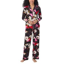 Room Service Women's 2-Piece Shawl Collar Pajama Sets, XS S M L XL XXL