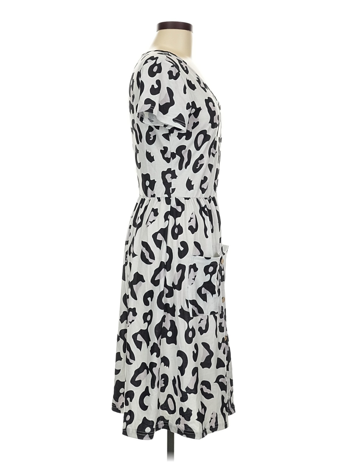 Ouges Women Ivory Casual Dress M - image 3