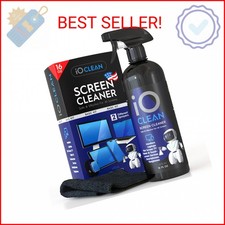 iO CLEAN Screen Cleaner Spray 16oz - 473ml Best Large Cleaning Kit