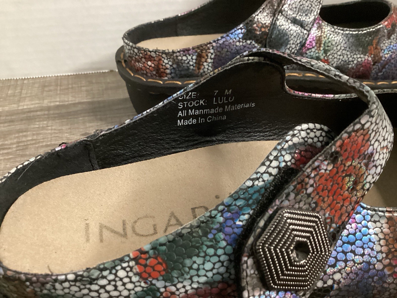 Ingaro Multicolor Floral Pattern Work Women’s clo… - image 6