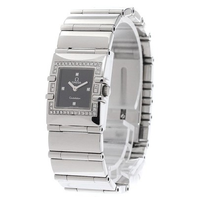 OMEGA Constellation Carre Quadra 1528.46 4P diamond bezel Quartz Ladies s-l400.jpg main image 2
