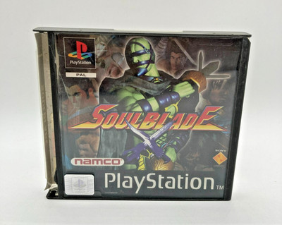 Soulblade Soul Blade PS1 Sony Playstation 1 PAL EUR Spiel Gebraucht Komplett