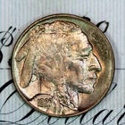 * 1927-P * SOLID+ GEM BU MS BUFFALO NICKEL * FROM ORIGINAL COLLECTION