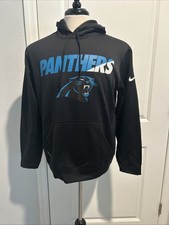 Carolina Panthers Nike ThermaFit NFL Football Pullover Hoodie Sweatshirt Size M