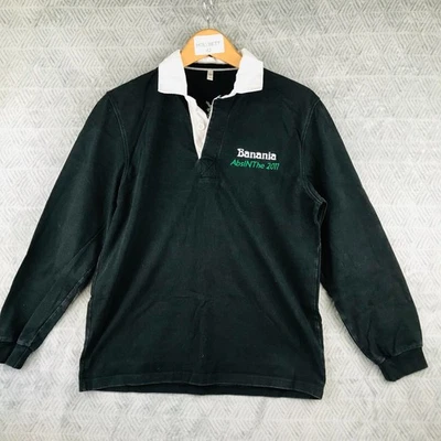 PICS Banania AbsINThe 2011 Sweat Rugby Homme M Noir Blanc Graphic Manches Longue - Photo 1/4